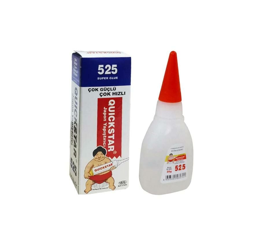 JAPON YAPIŞTIRICI QUICKSTAR 525 SUPER GLUE 20GR