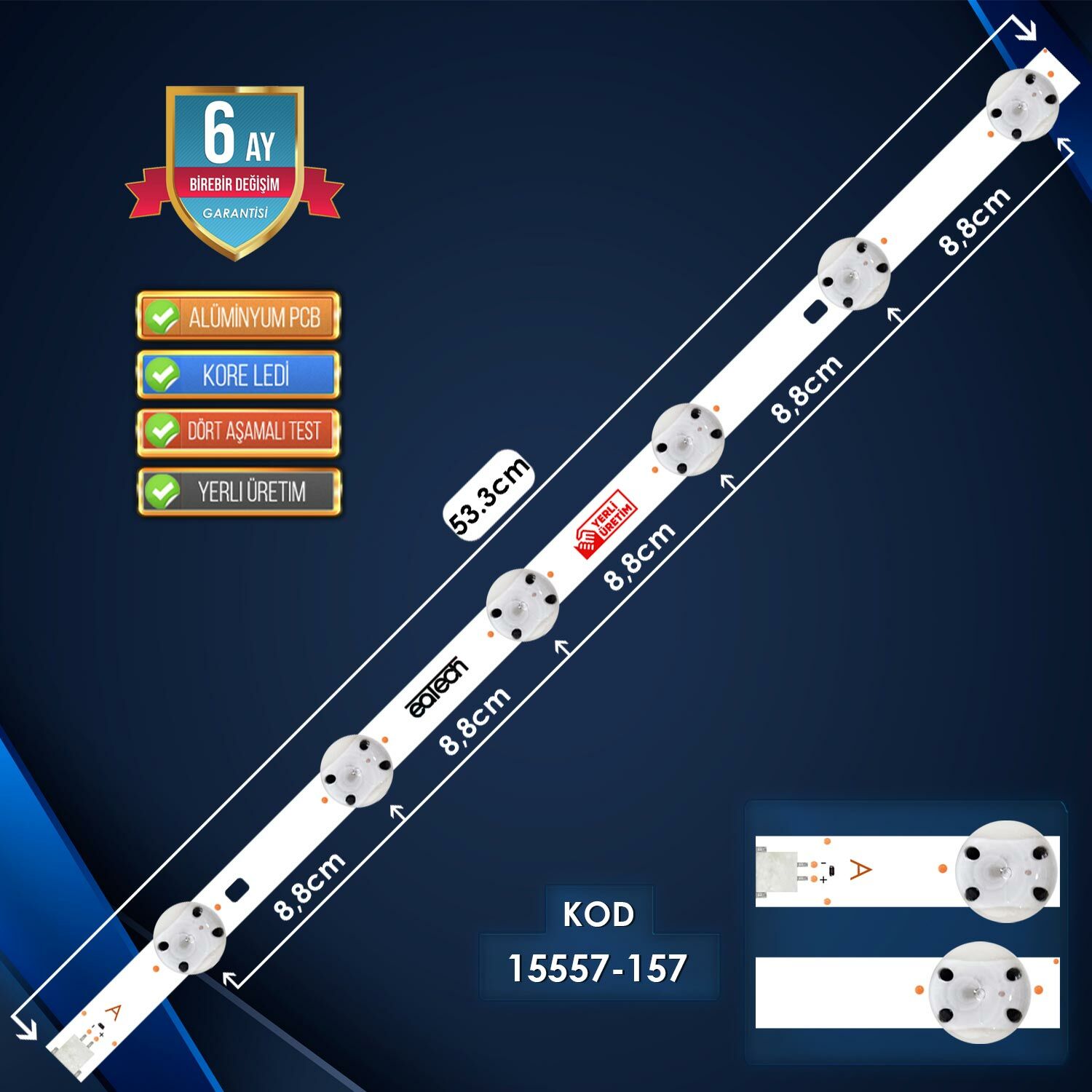 KOD-157 VESTEL A-TYPE 53.3CM 6LED