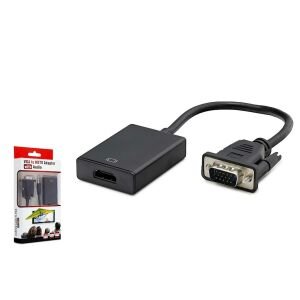 ÇEVİRİCİ VGA TO HDMI + AUDIO GABBLE