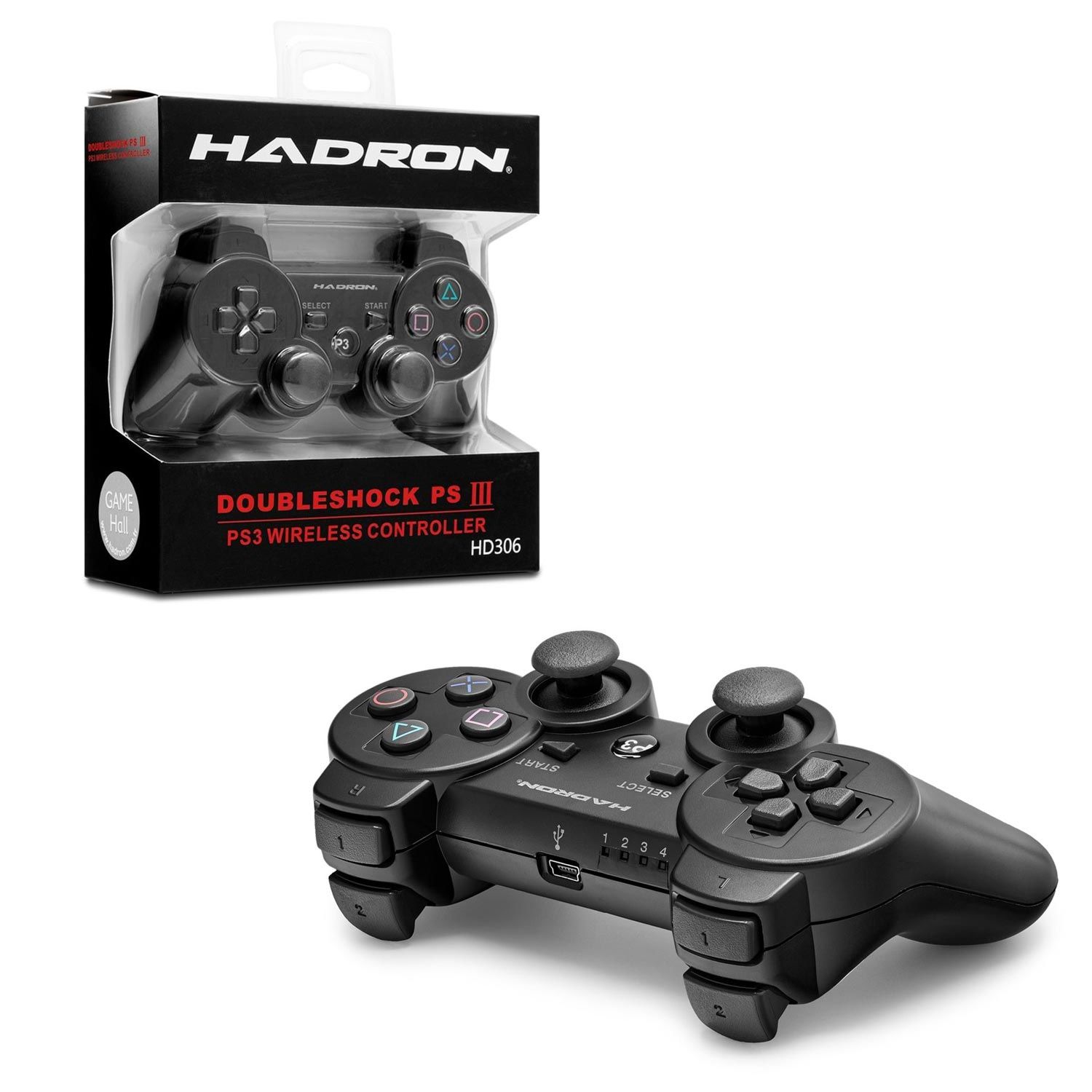 OYUN KOLU GAMEPAD KABLOSUZ PS3 BULETOOTH SİYAH HADRON HD-306