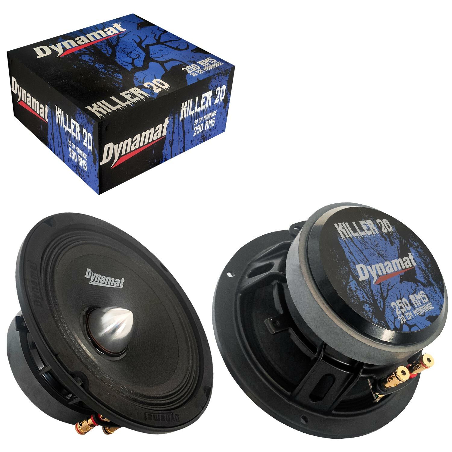 DYNAMAT KILLER-20 Oto Midrange 20cm 250 Watt 1 Adet