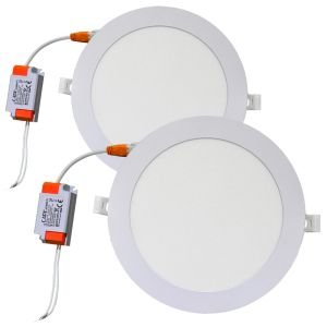 LED PANEL SPOT BEYAZ 9W 14CM 2 ADET HIGHTEK HT-0506