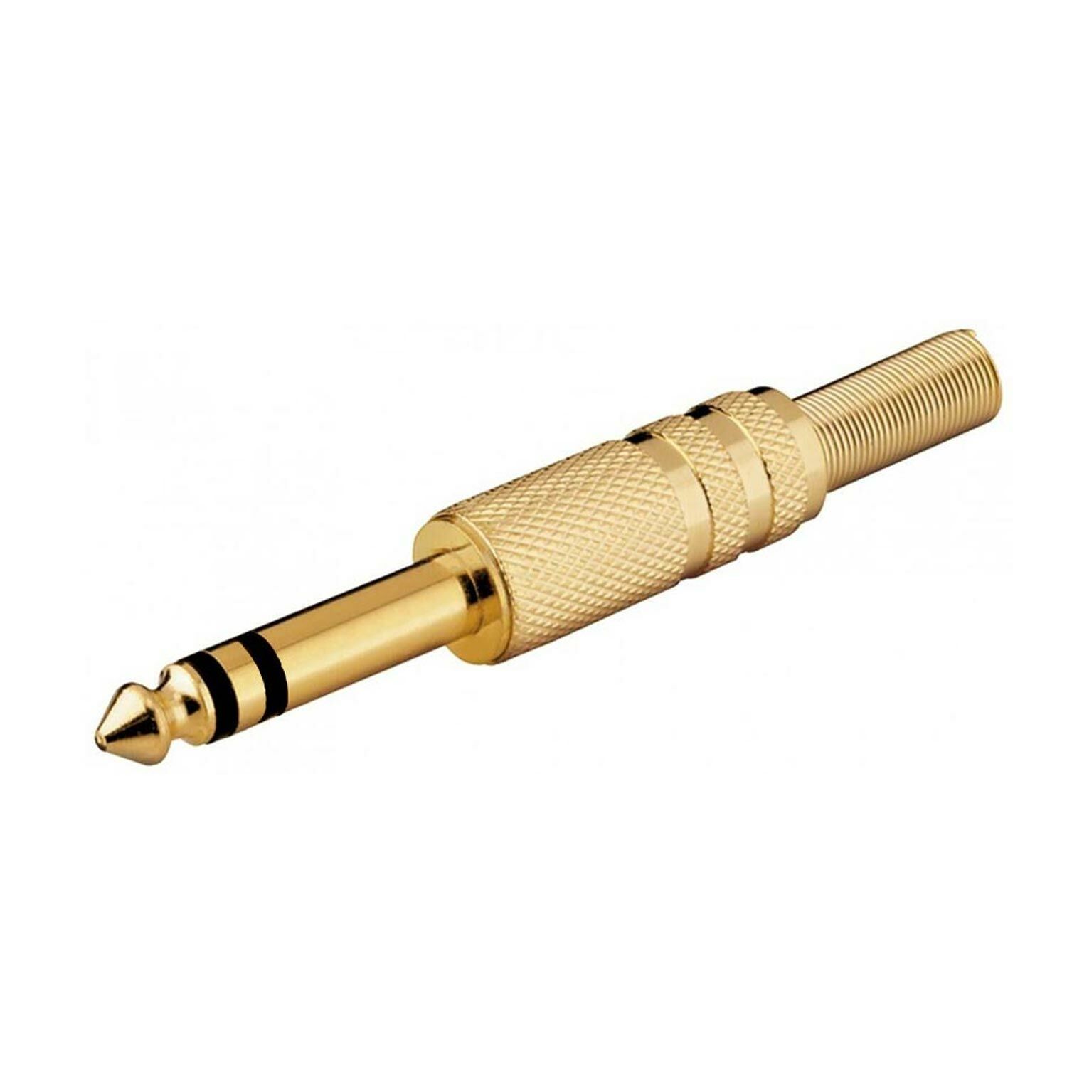 GİTAR JACK 6.3MM STEREO GOLD METAL DY-1062G