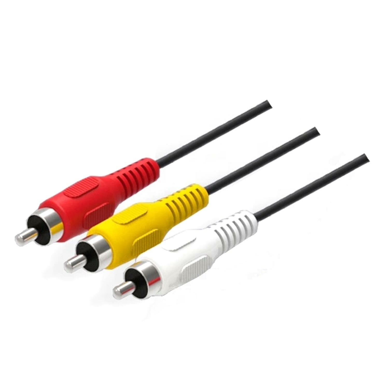 RCA ERKEK TAMİR KABLOSU SARI KIRMIZI BEYAZ 30 ADET 15CM
