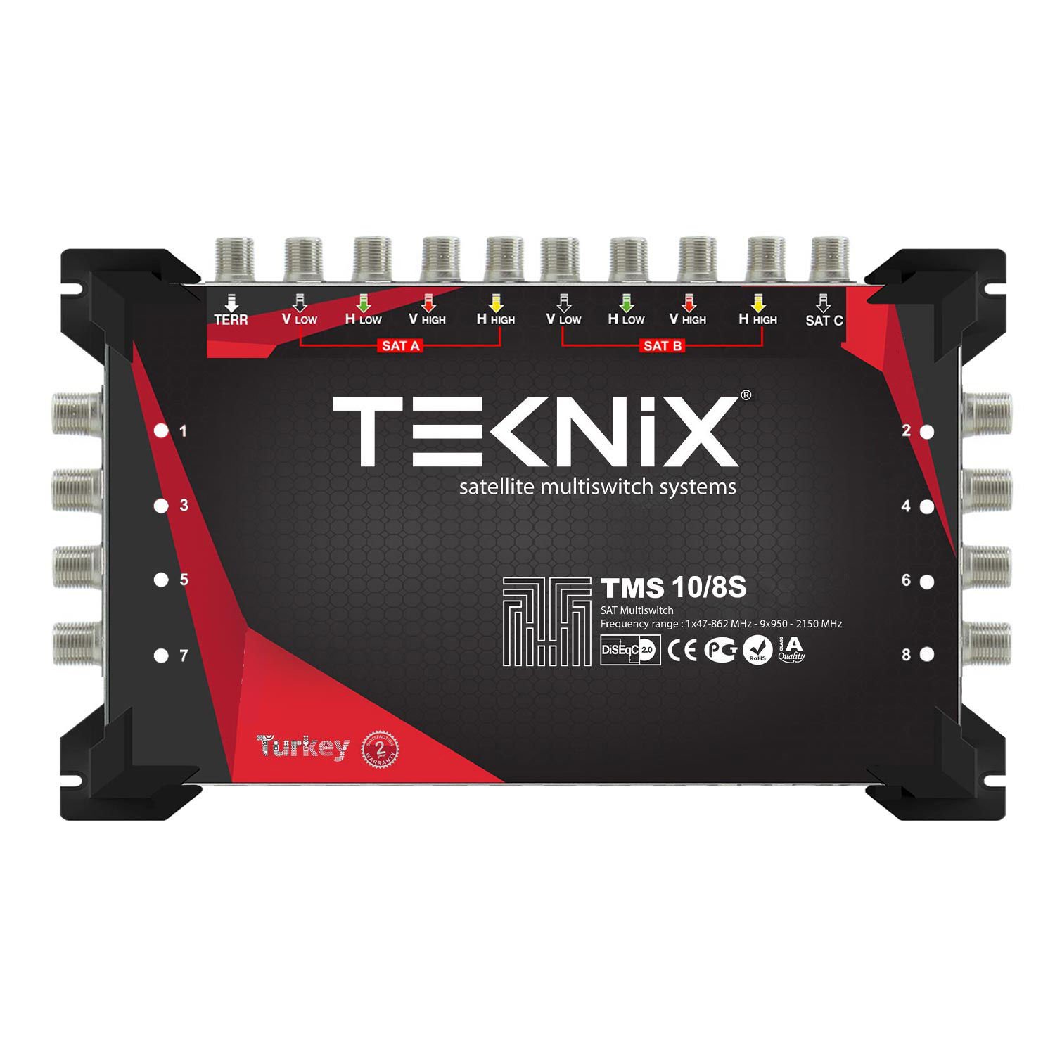 UYDU SANTRAL 10/8 SONLU MULTISWITCH TEKNİX