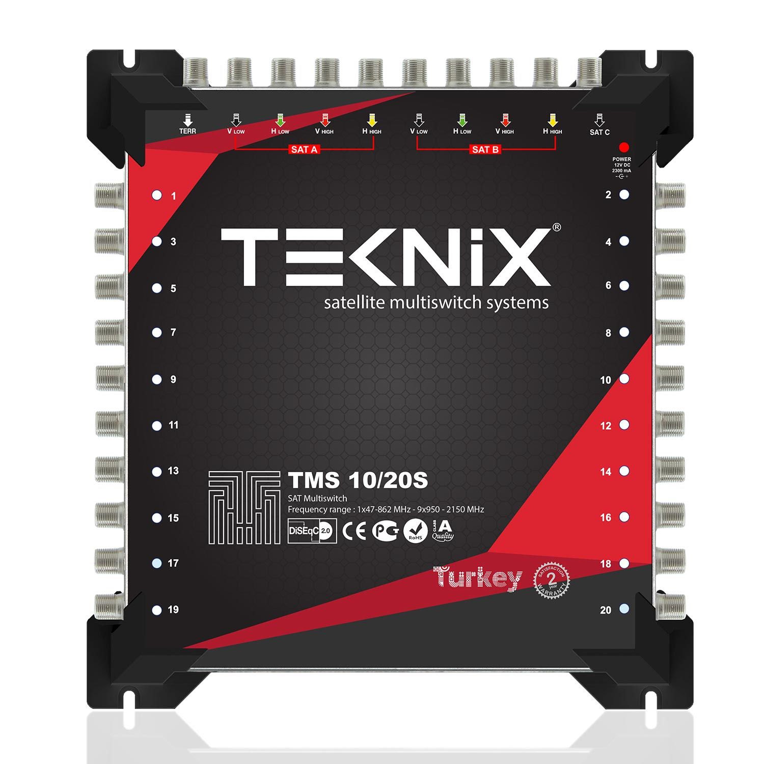 UYDU SANTRAL 10/20 SONLU MULTISWITCH TEKNİX