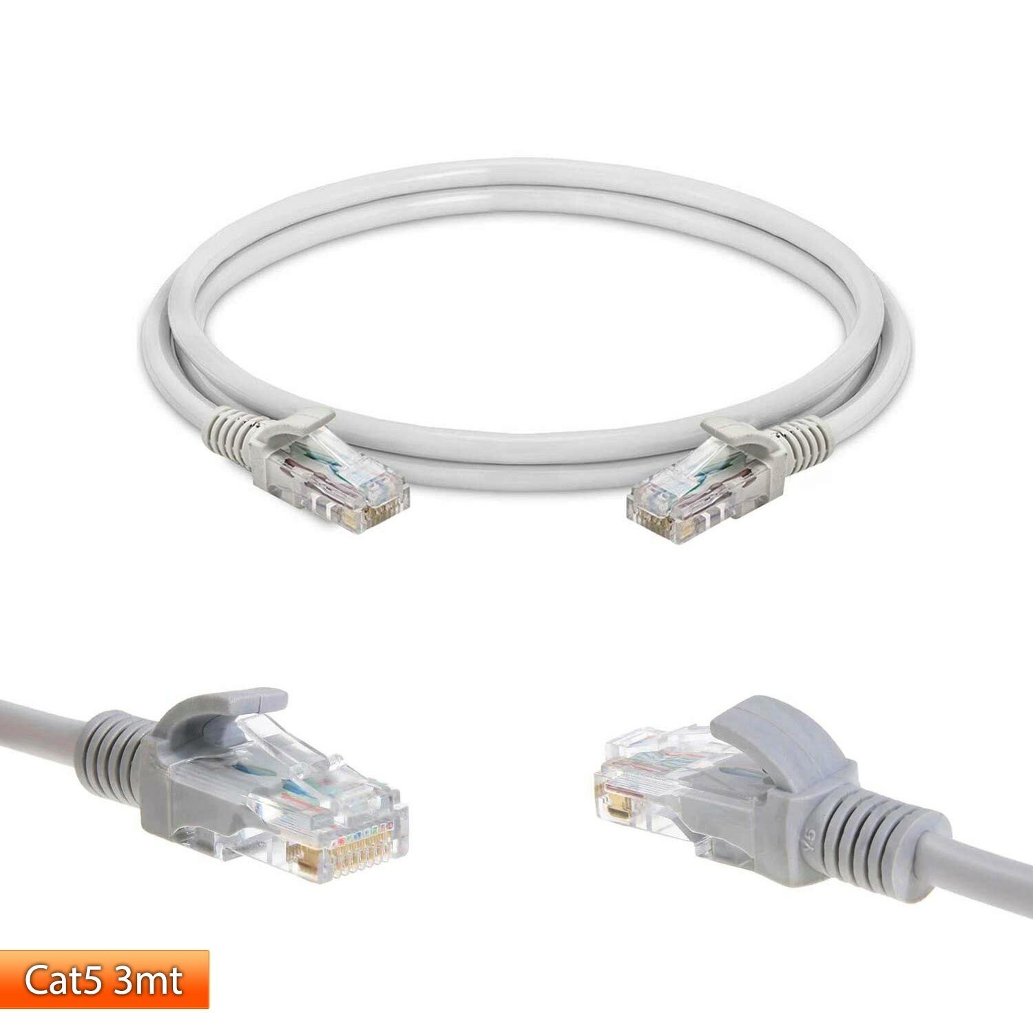 CAT5 PATCH NETWORK ETHERNET KABLO 3MT