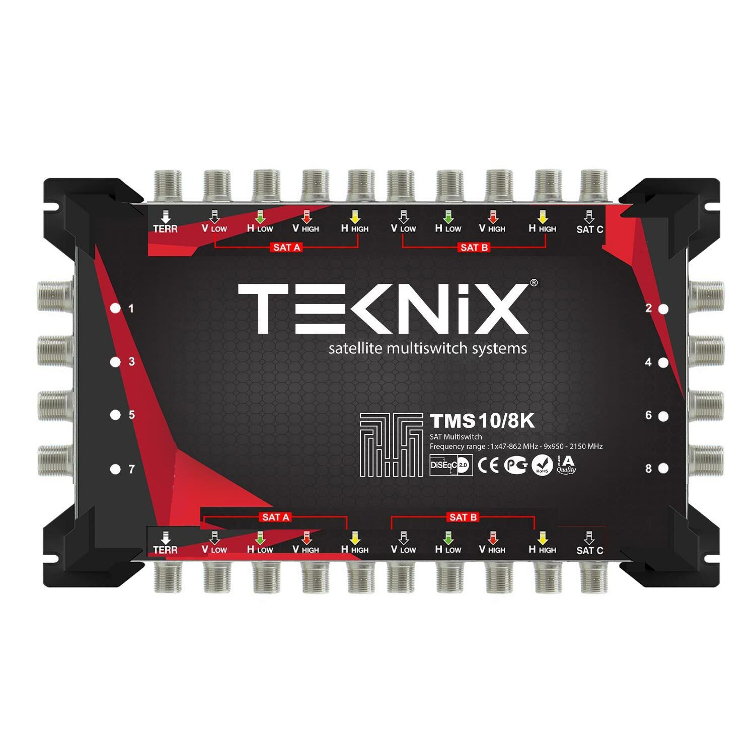 UYDU SANTRAL 10/8 KASKATLI MULTISWITCH TEKNİX