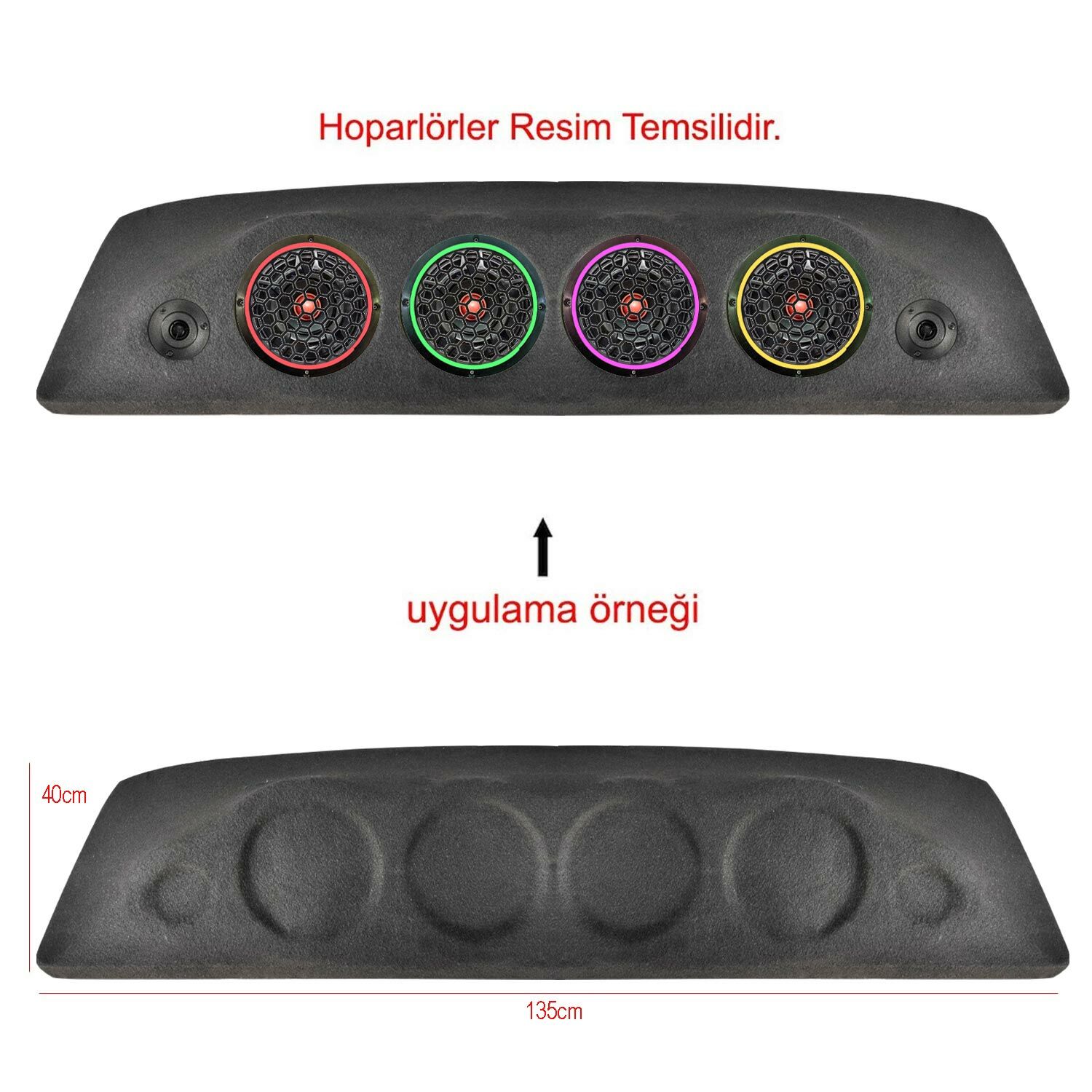 TOFAŞ DÖRTLÜ CADDE TİP 20CM + 10CM TWEETER YUVALI PANDİZOT AZN