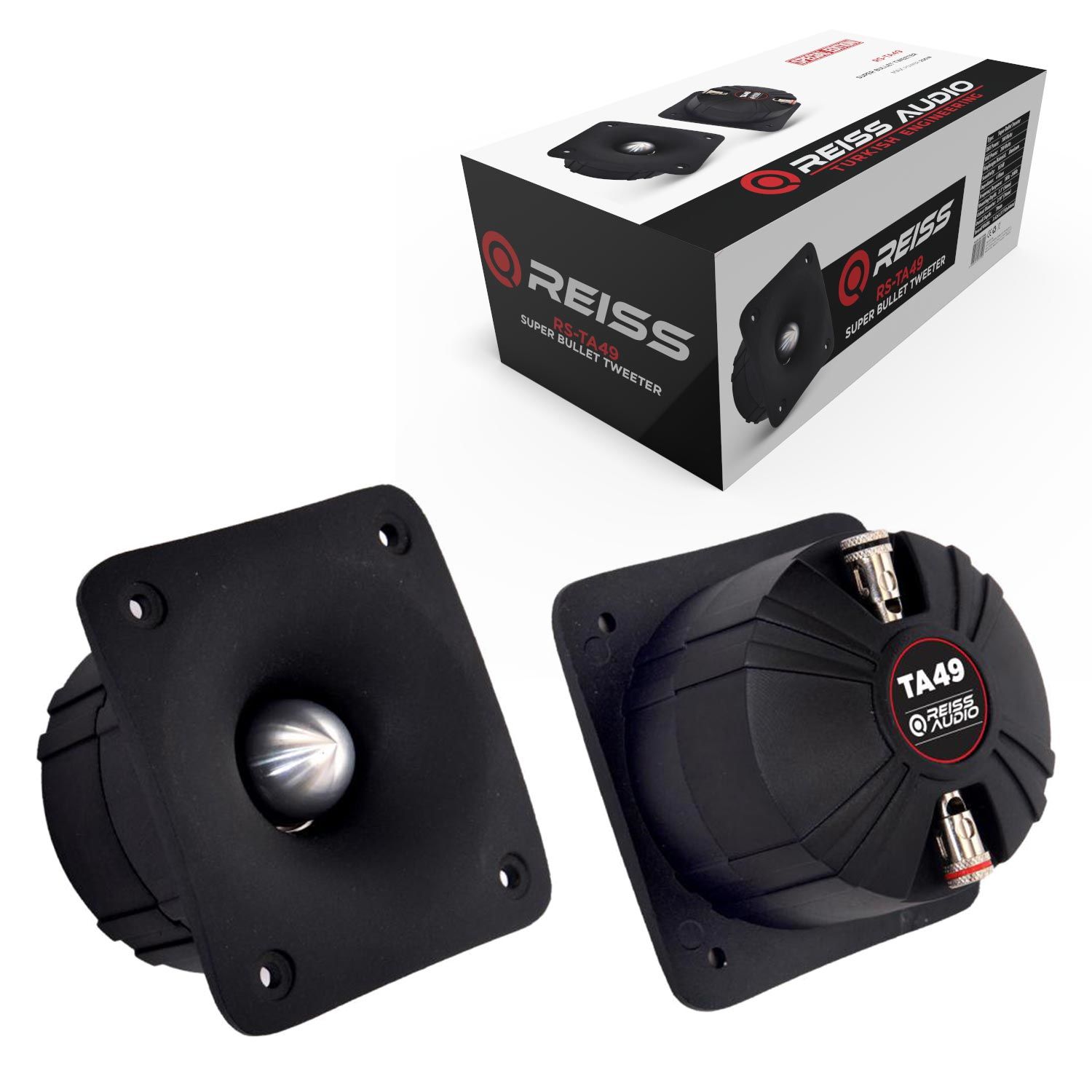 TWEETER 8CM 200W 2 ADET REISS AUDIO RS-TA49