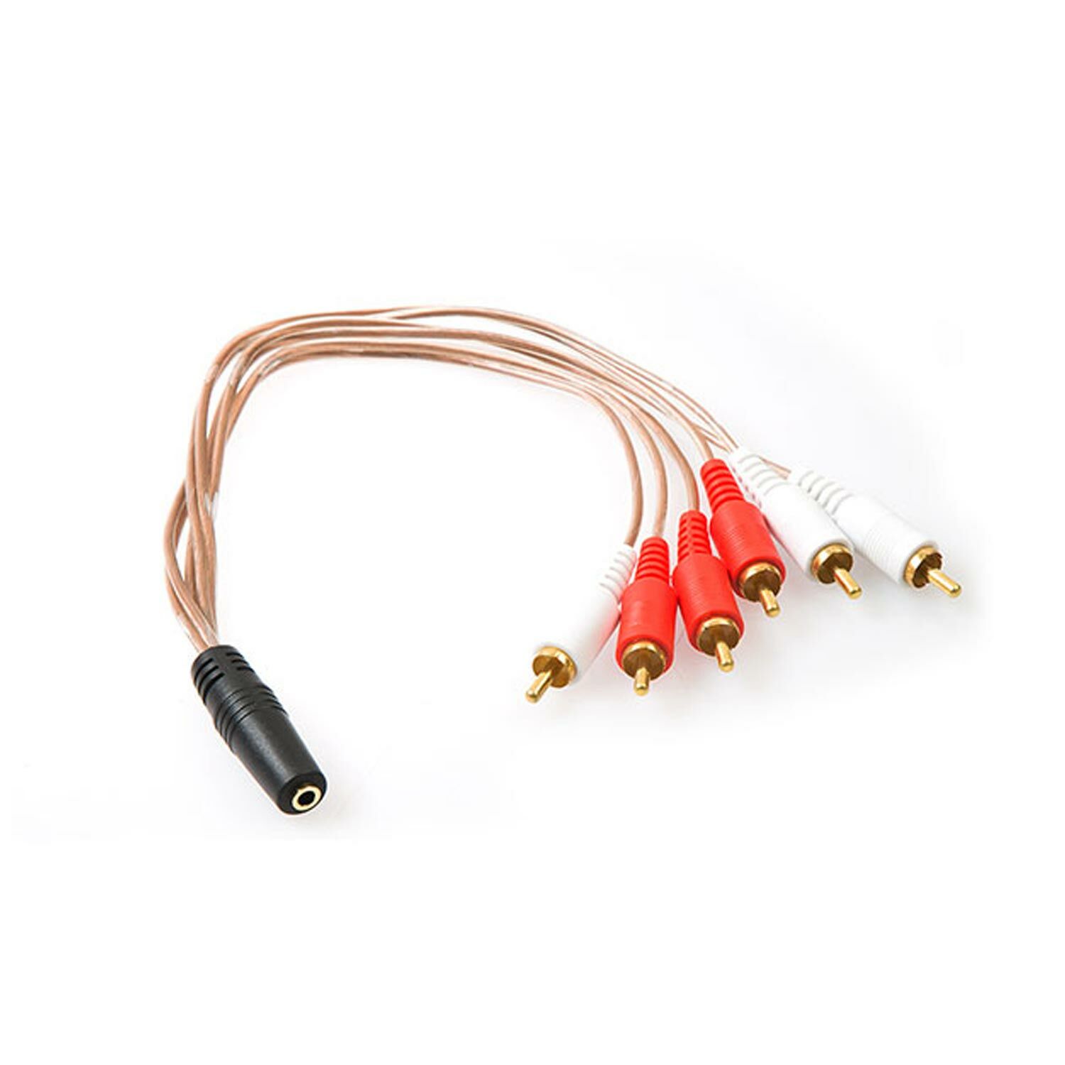 UZATMA KABLOSU 3.5MM DİŞİ TO 6RCA ERKEK S-LİNK SL-DCR36