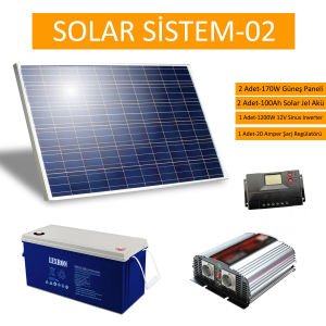 GÜNEŞ ENERJİ PANELİ SOLAR PAKET 02