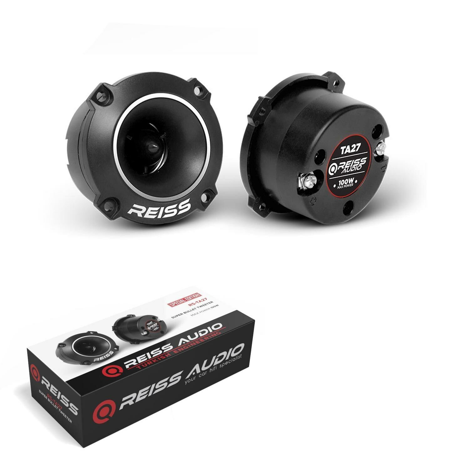 TWEETER 200W 2 ADET REISS AUDIO RS-TA27