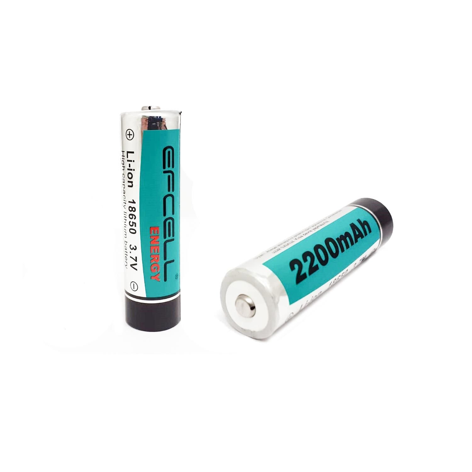 ŞARJLI PİL 3.7V 2200MAH 18650 BAŞLIKLI Lİ-İON EFCELL