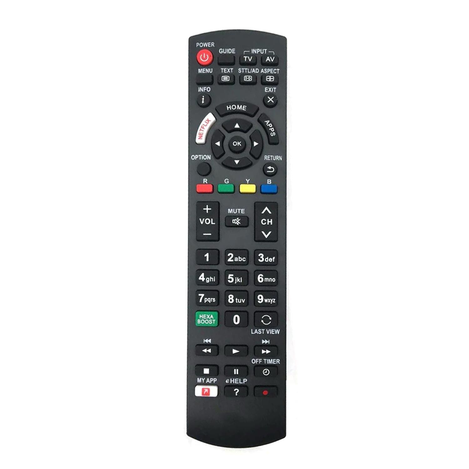 LCD LED KUMANDA PANASONİC NETFLIX HEXA BOOST APPS TUŞLU UNIVERSAL RM-L1378