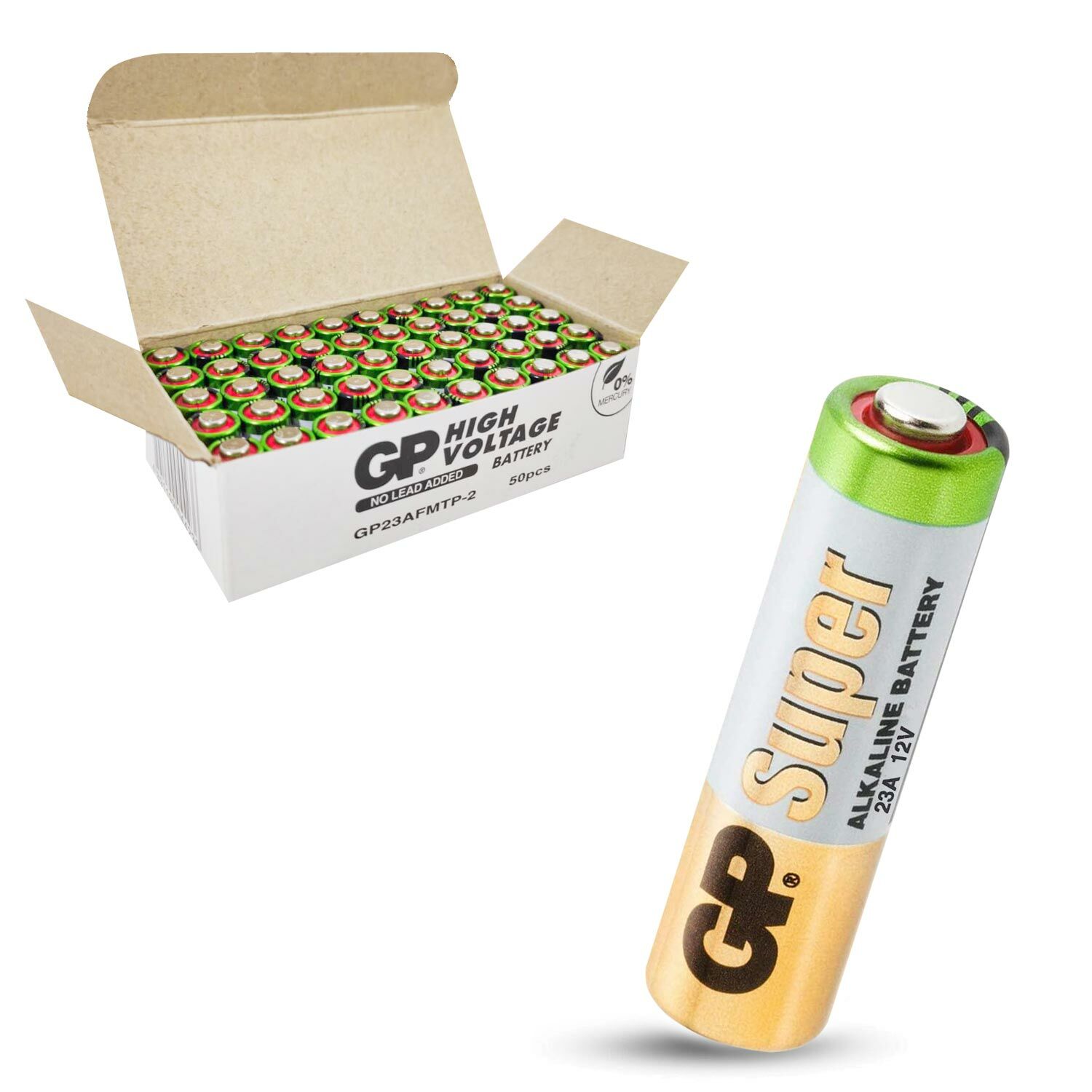 PİL 23A 12V ALKALİN (50 ADET) GP 23AFMTP-2