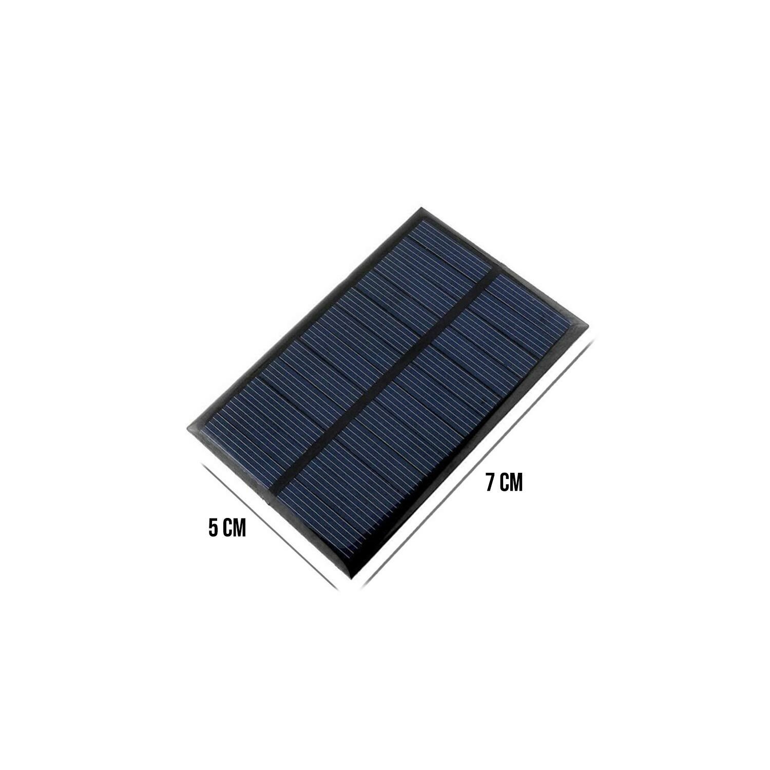 DENEY GÜNEŞ ENERJİ PANELİ SOLAR 6V 1W (70X50MM)