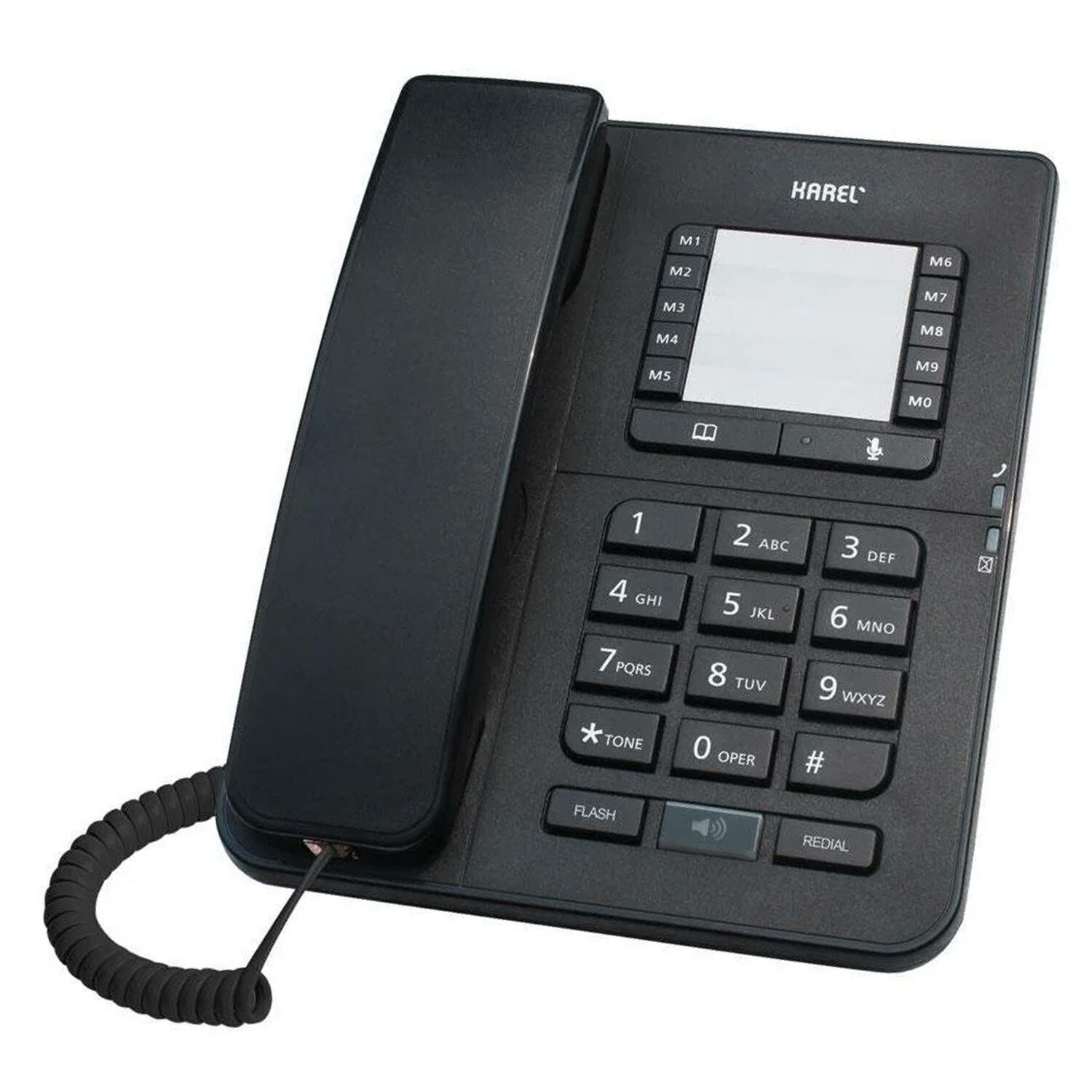 MASA TELEFONU SİYAH KAREL TM-142