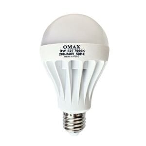 LED AMPÜL 220V 9W 630 LÜMEN BEYAZ E27 OMAX