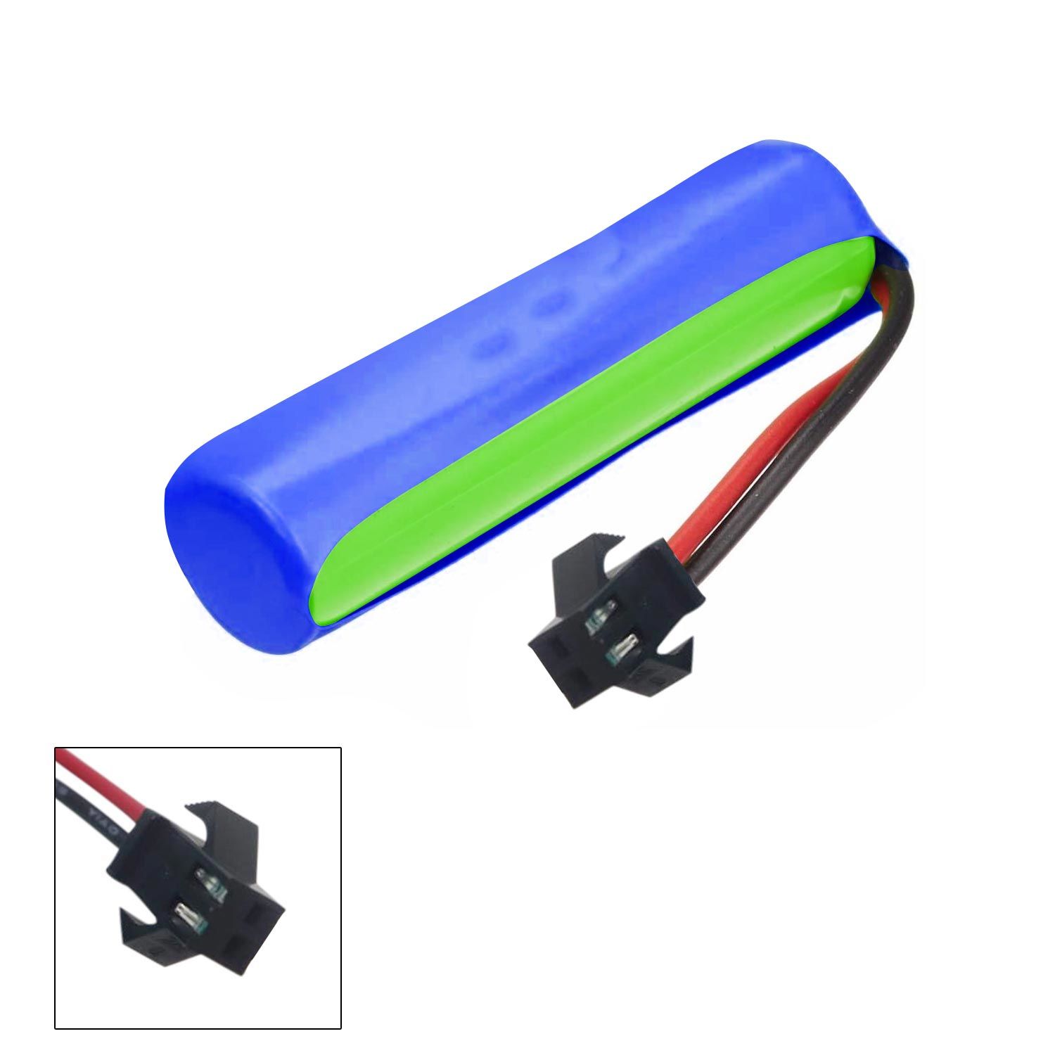 ŞARJLI OYUNCAK PİLİ TEKLİ AA 2.4V 400MAH Nİ-MH KÜÇÜK SOKET SİYAH EFCELL