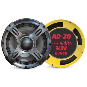 OTO HOPARLÖR 20 CM 900W KAPAKLI 2 ADET ADS AD-20