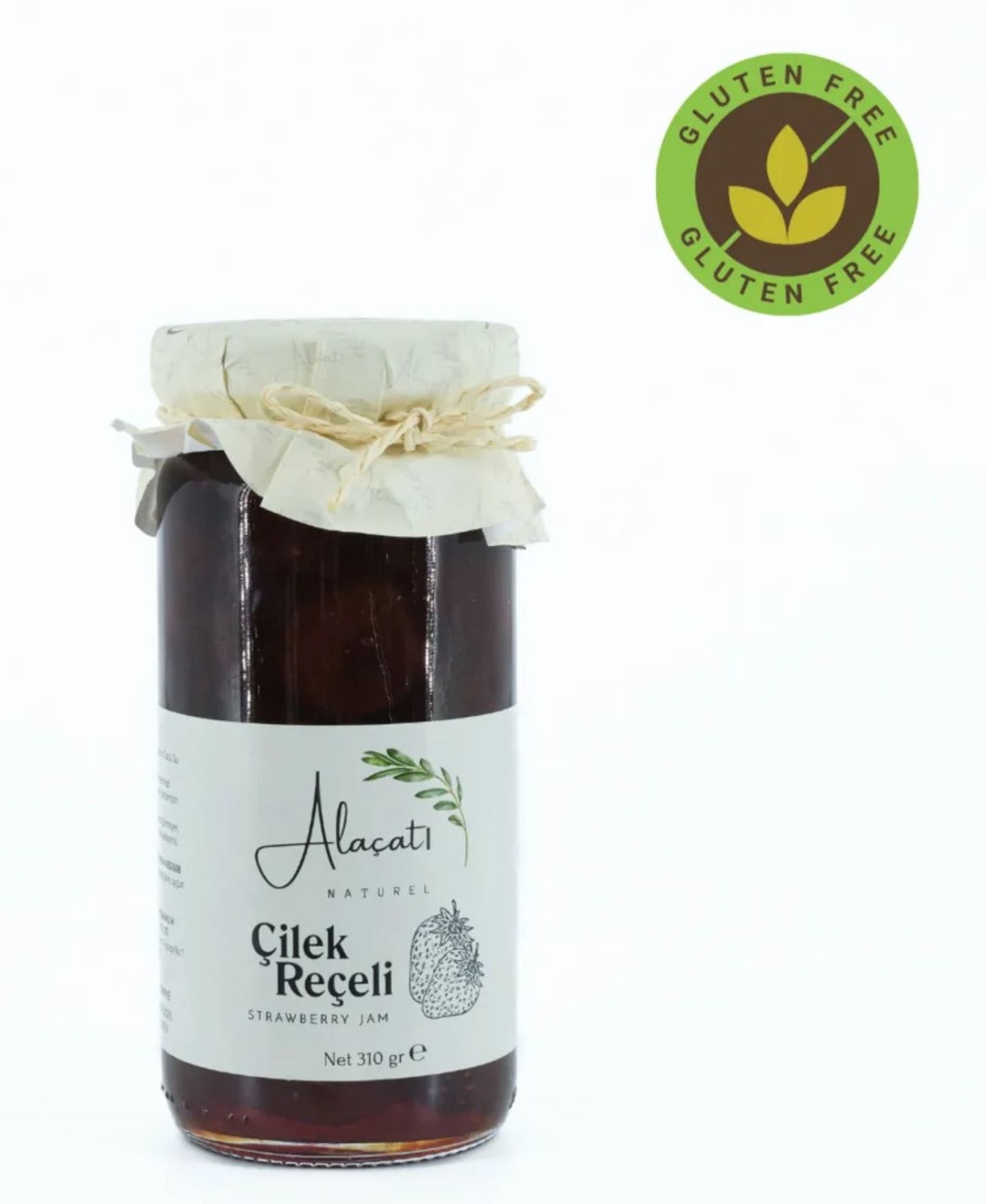 Alaçatı Natürel Çilek Reçeli - 300g