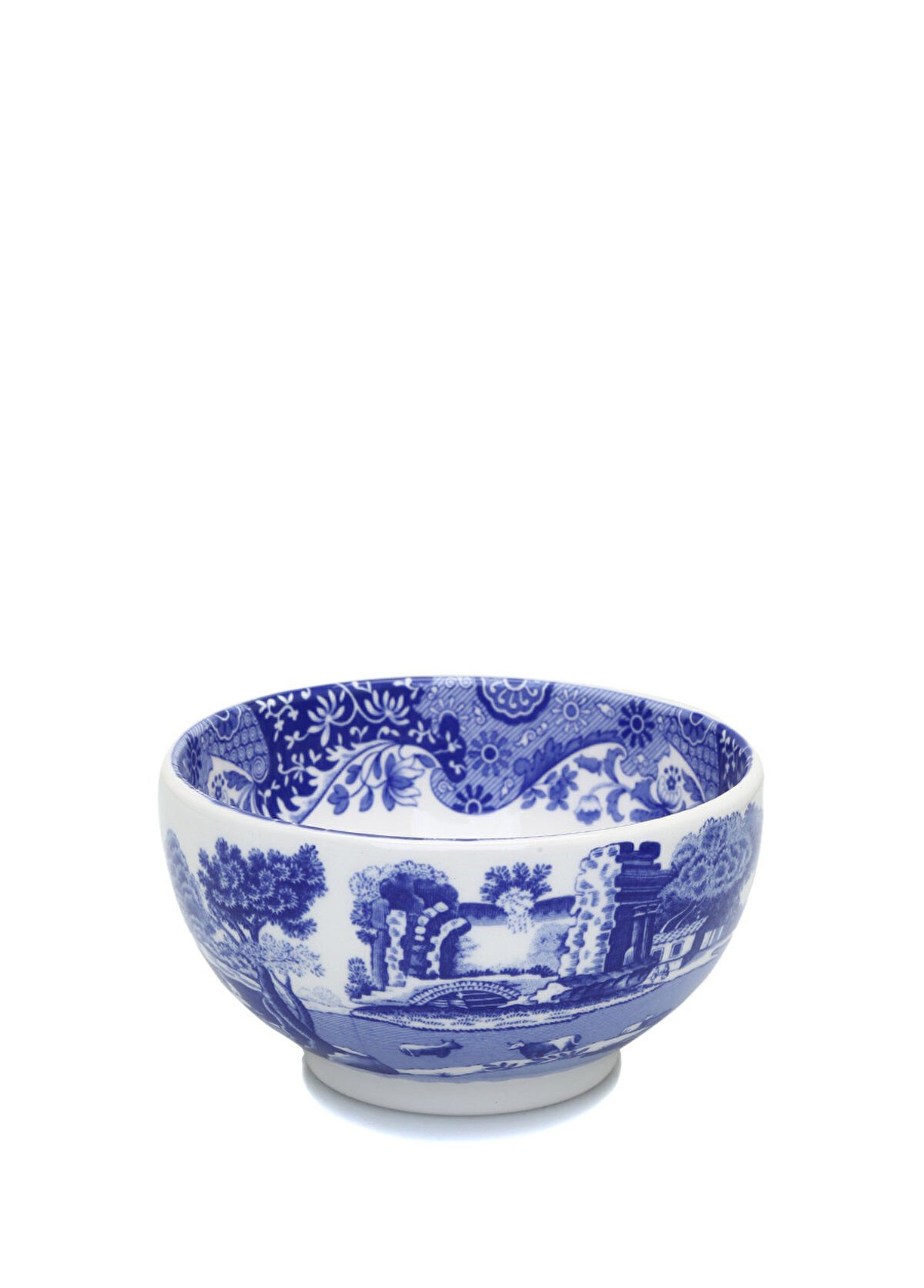 Spode Blue Italian Porselen Kase
