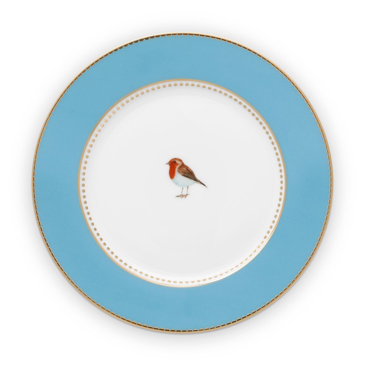 Love Birds Tabak 21 Cm, Mavi