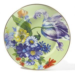 Flower Market Dinner Plate - Green