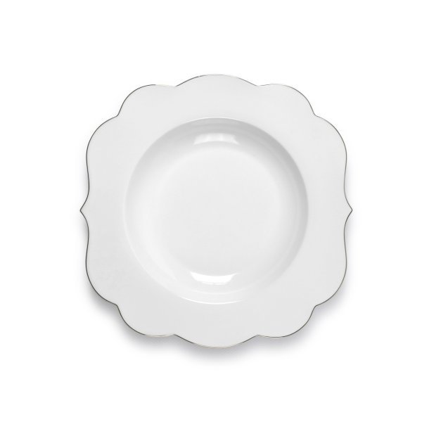 Royal Beyaz Pasta Tabağı 17 Cm