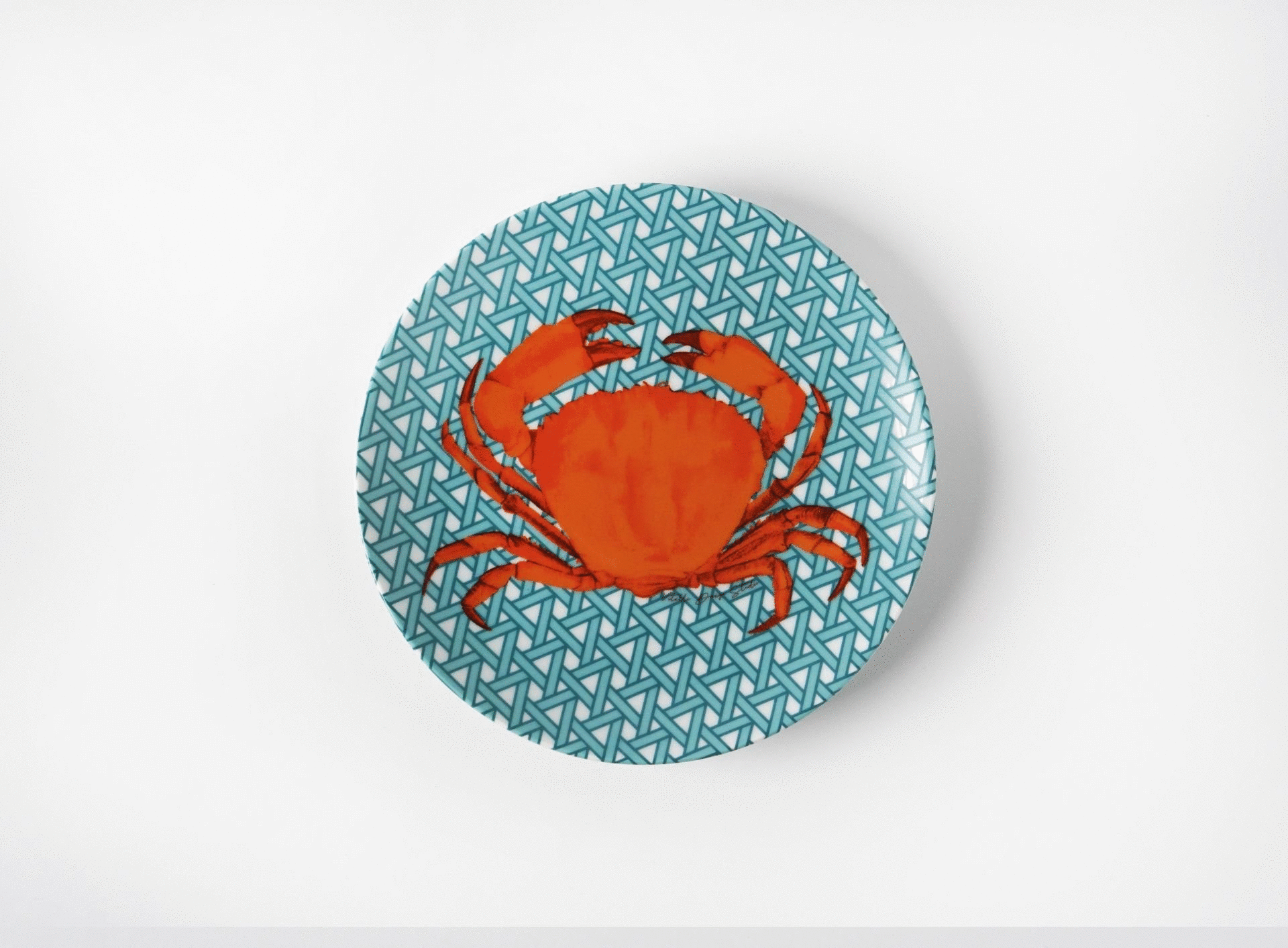 Hazeran Crab 20 Cm Porselen Tabak