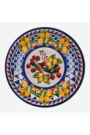 Mavi Melamin Yemek Tabağı 28 cm