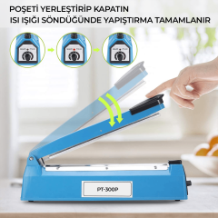 30 Cm Poşet Ağzı Yapıştırma Makinesi