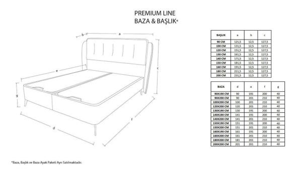 Premium Line Baza - Su Yeşili