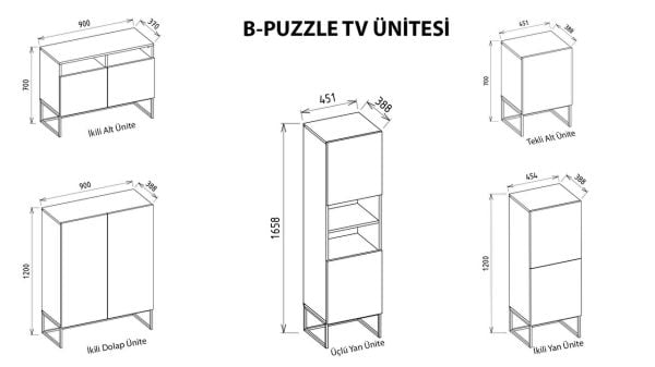 B-Puzzle Tv Ünitesi