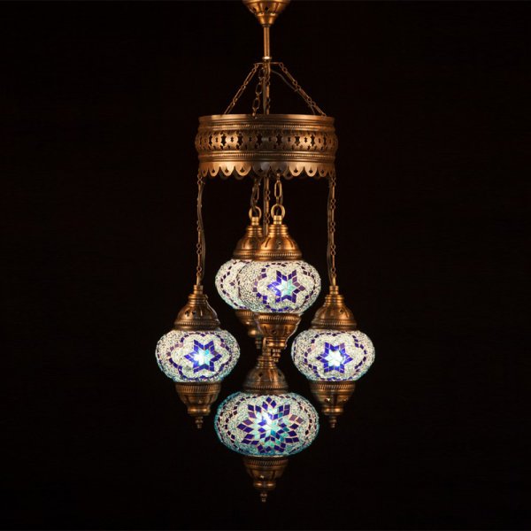 Mosaic Sultan Hanging Set of 4+1 Size 2/3 SDL-41414