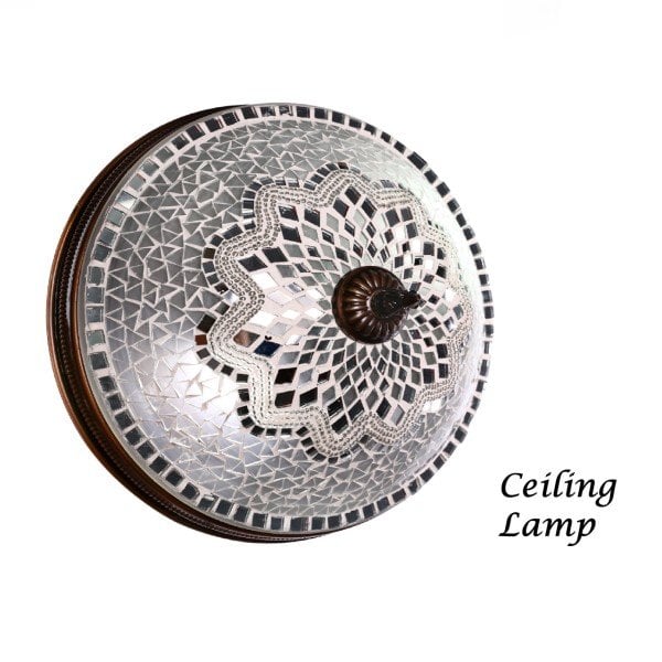 Mosaic Circle Wall Lamp Size 30 WCL-30421
