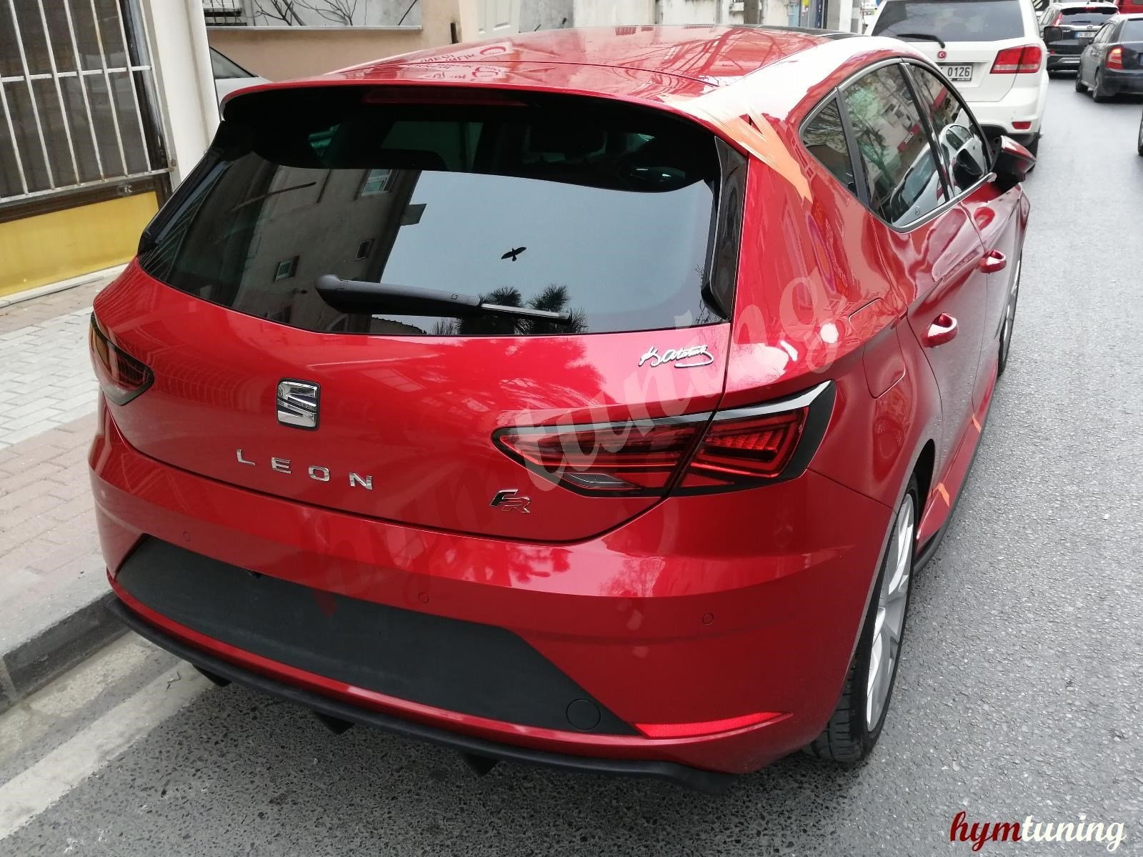 Seat Leon 2012- Sonrası Spoyler Kulağı PİANO BLACK  Parlak Siyah