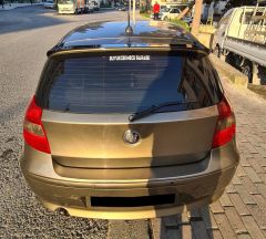 BMW E87 Spoiler, Parlak Siyah, Piano Black Boyalı ABS Plastik, 2004 2011 Uyumlu