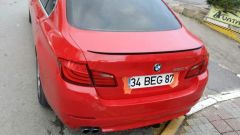 BMW 3 Serisi E90 İnce Spoiler, ABS PLASTİK Piano Black E90 M3 Spoyler