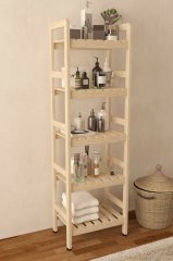 Banyo Organizeri, 5 raflı organizer, çok amaçlı raf, havluluk