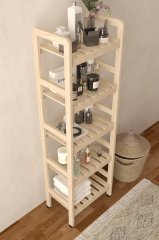 Banyo Organizeri, 5 raflı organizer, çok amaçlı raf, havluluk