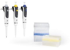 Brand Transferpette® | S Ayarlanabilir Otomatik Pipet Seti 2-20 ul , 20-200 ul,100-1000 ul Pipetler ve Askıları ile Birlikte