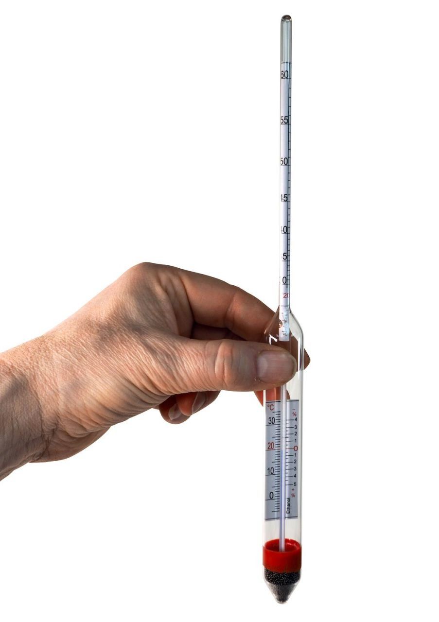 Greinorm | Termometreli Alkolmetre 0-10% / 0,1 Hassasiyet