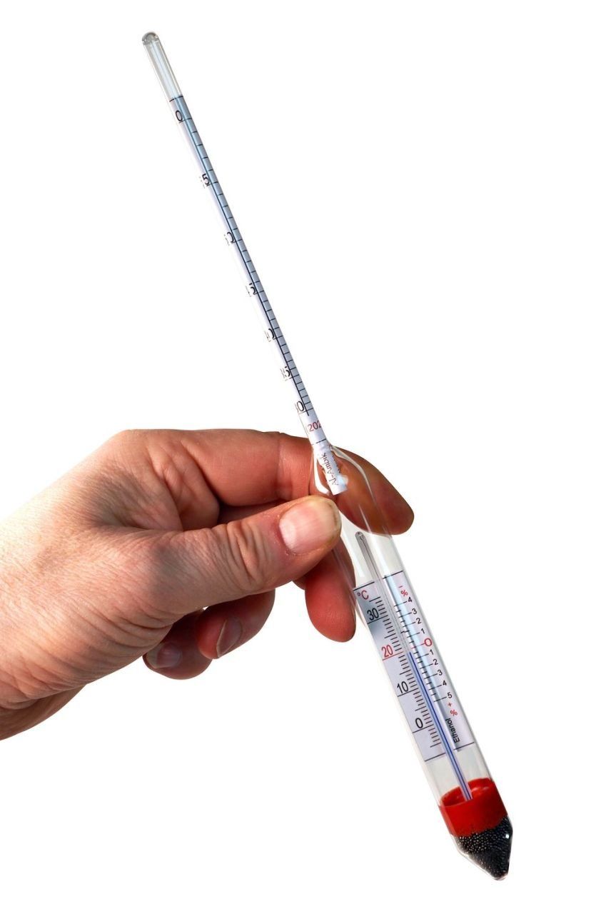 Greinorm | Termometreli Alkolmetre 10-15% / 0,1 Hassasiyet