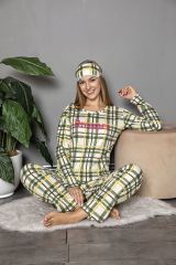 Tekten 370 Bayan Uzun Kol Pijama Takımı