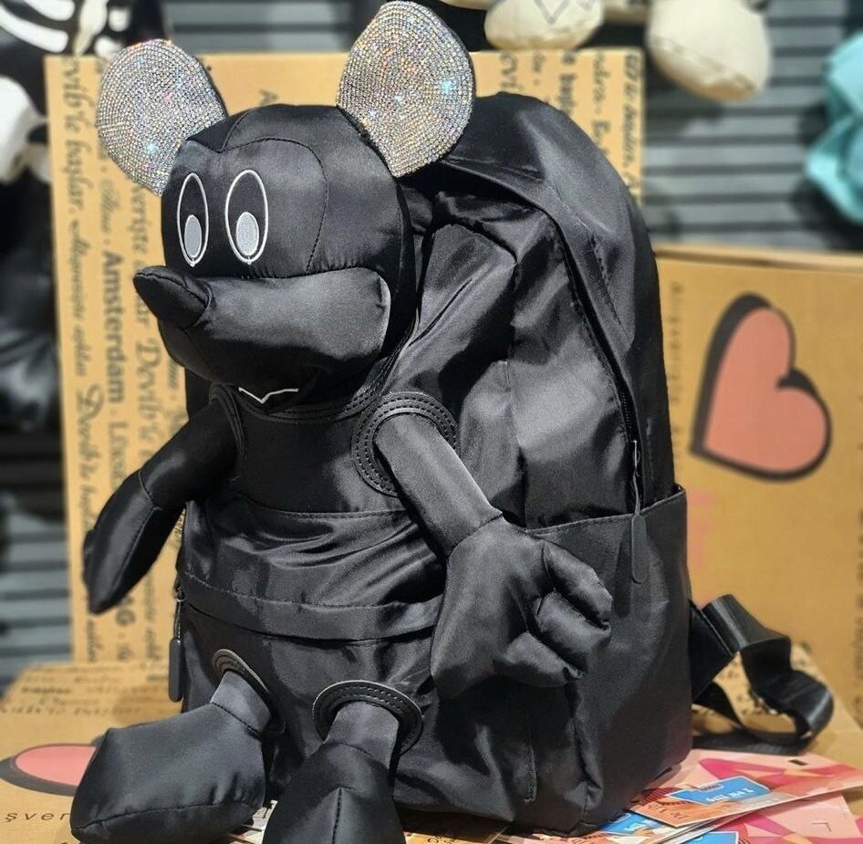 Siyah Sırt Çantası Mickey