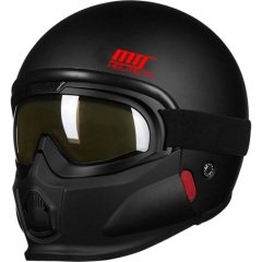 Mts B703 Çıkarılabilir Çeneli Güneş Gözlük Hediyeli Kask