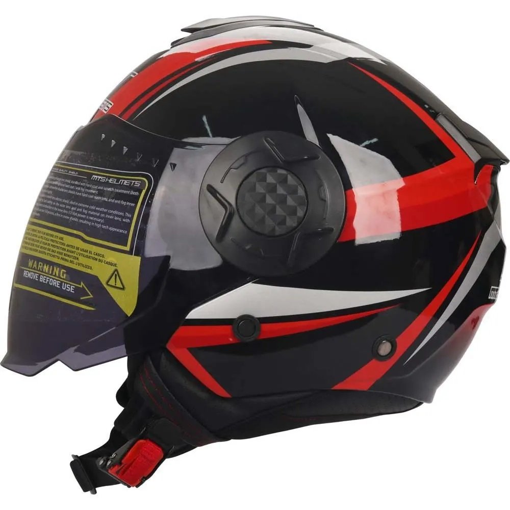 Mts 625 Güneş Vizörlü Yarım Fiber Kask (Ce Onaylı)