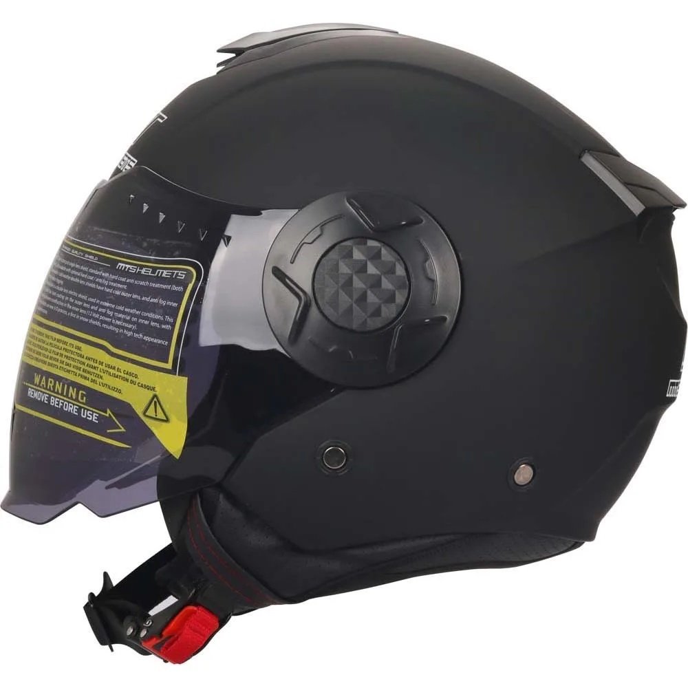 Mts 625 Güneş Vizörlü Yarım Fiber Kask (Ce Onaylı)